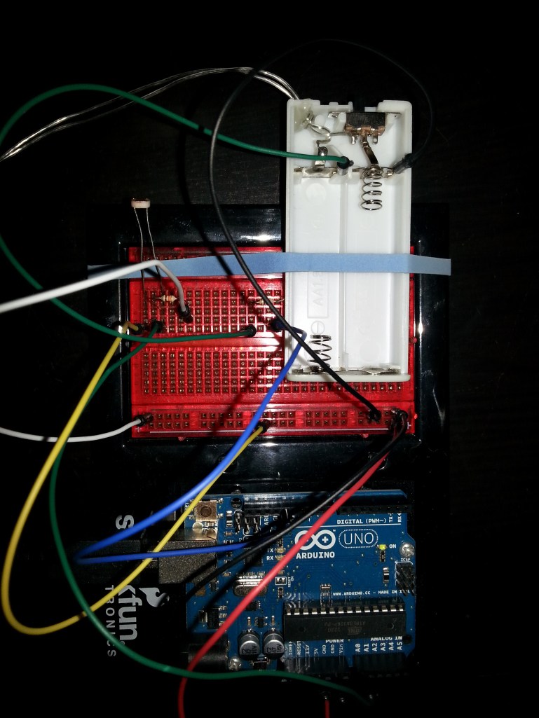 the fully assembled circuit